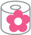 花柄トイレットペーパー
